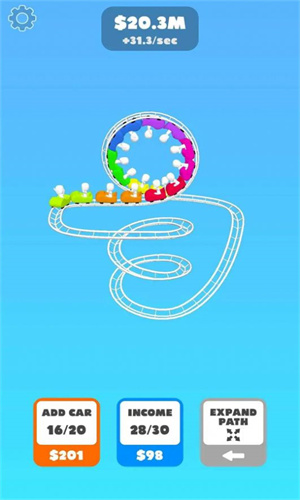 超级循环过山车游戏截图4