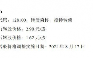 搜特转债下修转股价的利好兑现 怎么卖？