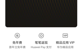 华为​Huawe Card笔笔有返现，月撸100元