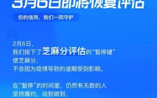 支付宝官宣！花呗和备用金逾期可以修复啦