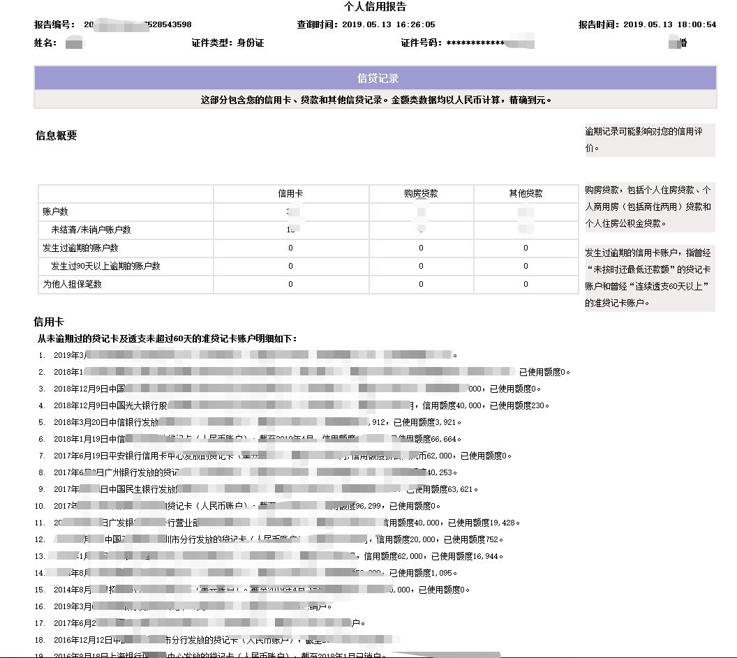 2019新版征信报告，新版征信如何查询？-第9张图片-牧野网