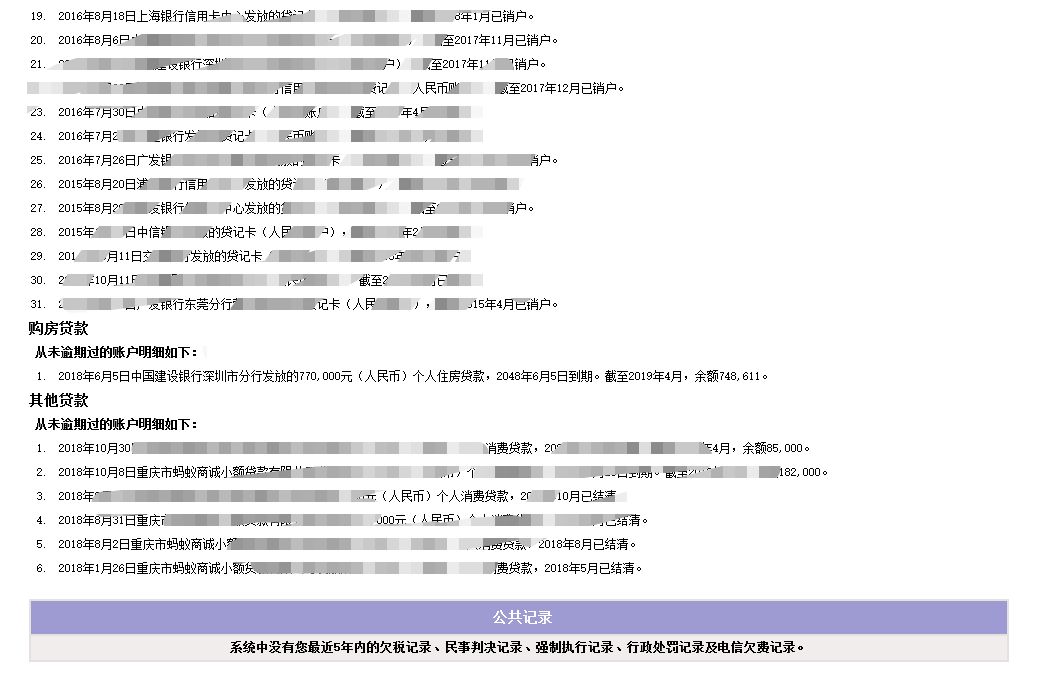 2019新版征信报告，新版征信如何查询？-第10张图片-牧野网