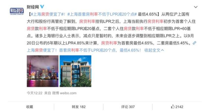 新LPR来了，哪个一线城市房贷全国最便宜？-第1张图片-牧野网