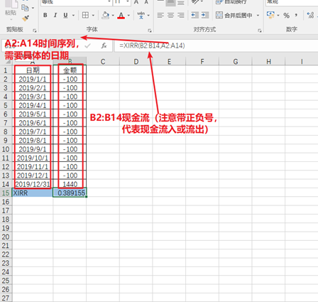 怎么计算年化收益率？XIRR,IRR,RATE计算方式详解-第1张图片-牧野网