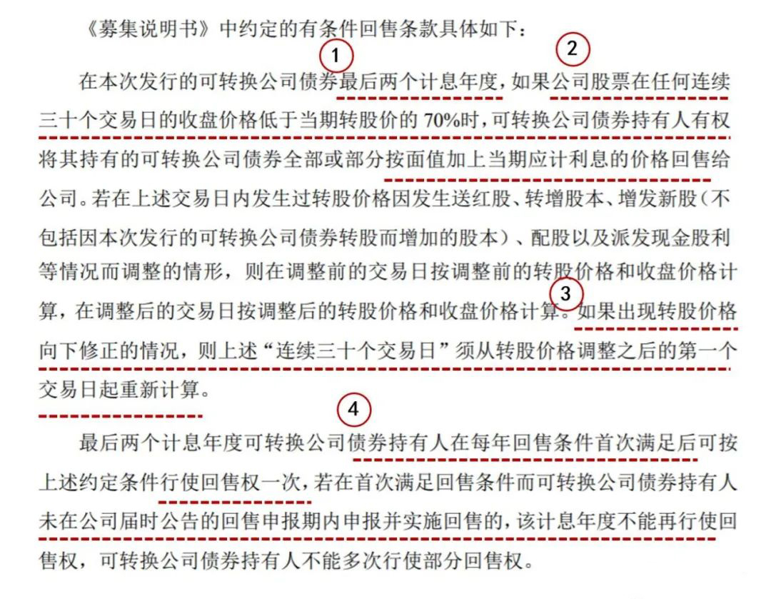 可转债的回售条款是怎么样的？什么是可转债的回售条款？-第2张图片-牧野网