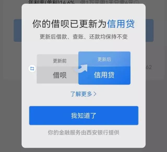 蚂蚁借呗变信用贷对个人征信有影响吗?-第1张图片-牧野网