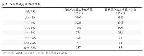 股市中大/小盘用什么指数代表的?-第1张图片-牧野网