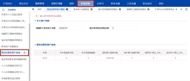 (天津社保查询个人账户缴费明细)天津市个人社保养老保险查询清单-第7张图片-牧野网