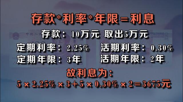 (五万块钱一年利息是多少)10万存银行怎么算利息？-第6张图片-牧野网