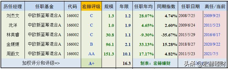 (中欧新蓝筹混合a)中欧新蓝筹基金A怎么样？-第8张图片-牧野网