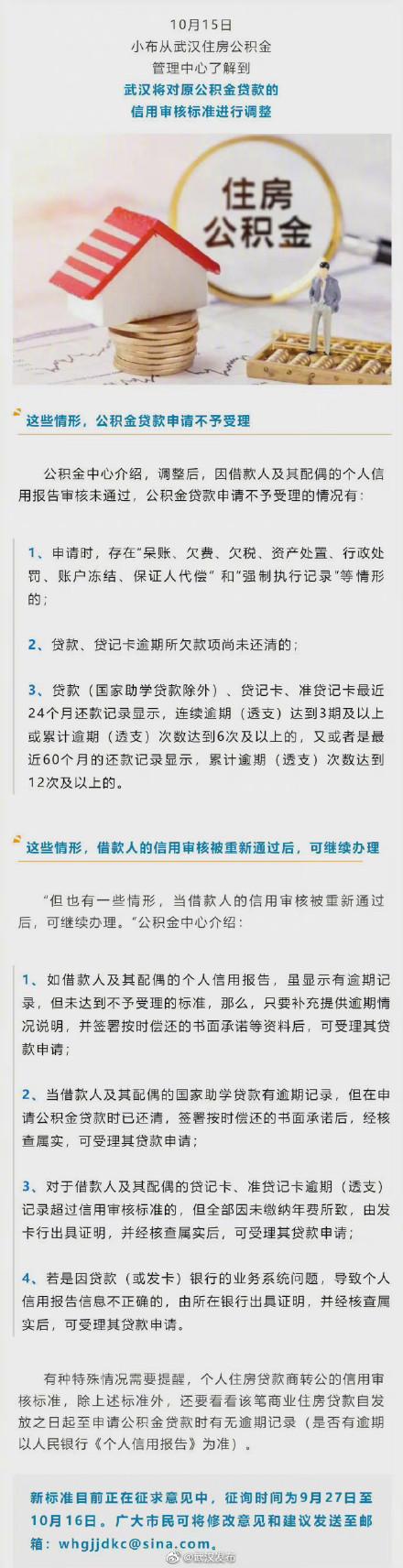 (公积金信用贷款)武汉公积金信用贷款有哪些条件?-第1张图片-牧野网